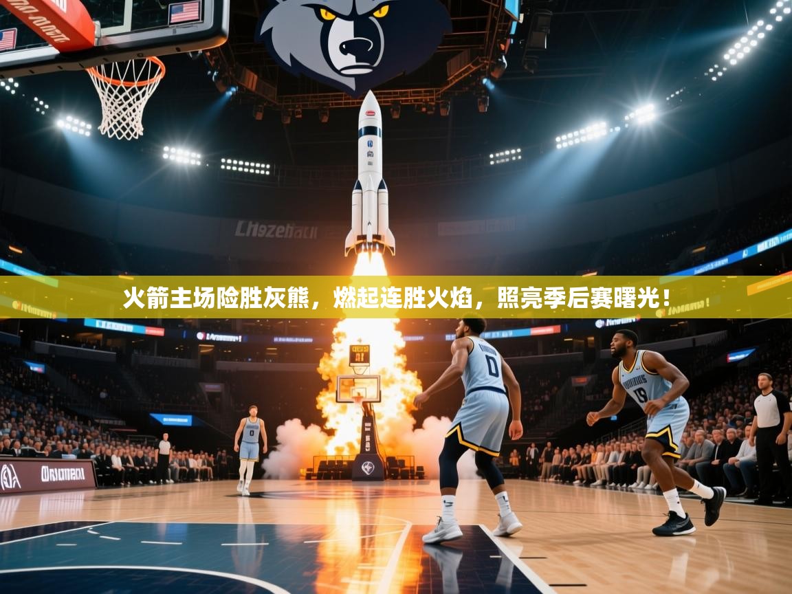 火箭主场险胜灰熊，燃起连胜火焰，照亮季后赛曙光！  第1张